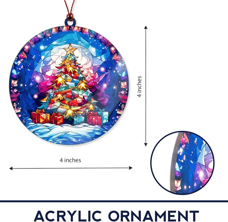 NELXI Tree of Life Gifts for Women, Christmas Ornaments 2025, Decorative Hanging Ornaments, Unique Tree of Life Christmas Decoration, Beautiful Holiday Ornament for Tree, Gift Idea for Women, Home Décor - Image 5